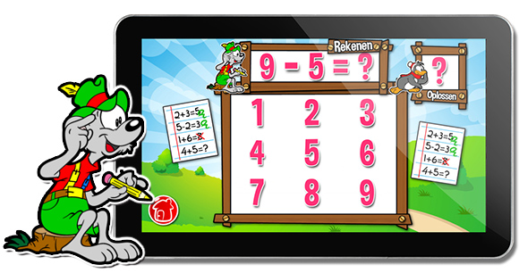 leren rekenen op de tablet