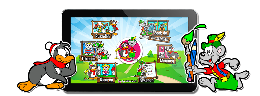 finger fun software op speeltablets